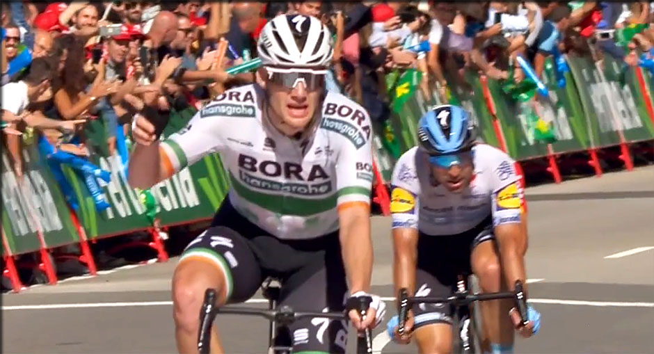 Victoire de Sam BENNETT à OVIEDO, la vuelta 2019